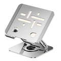 Laptop Stand, Thick Dual-Arm Height-Adjustable Cooling Riser, Compatible with Laptops Up to 17.3 Inches—Silver