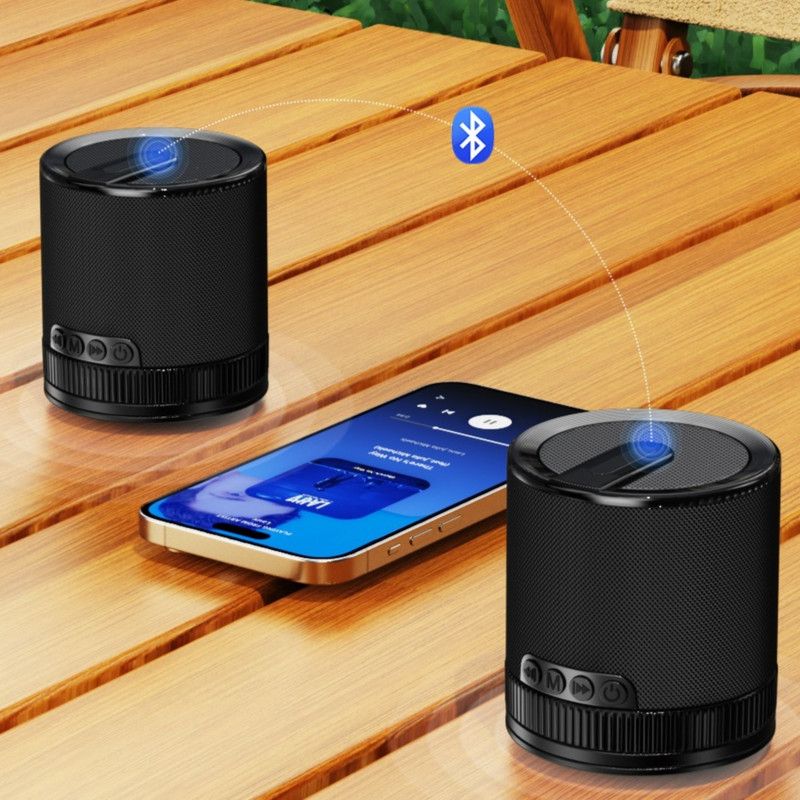 Suction Cup Bluetooth Speaker, Portable Outdoor TWS Wireless Speaker, 360° Surround Sound