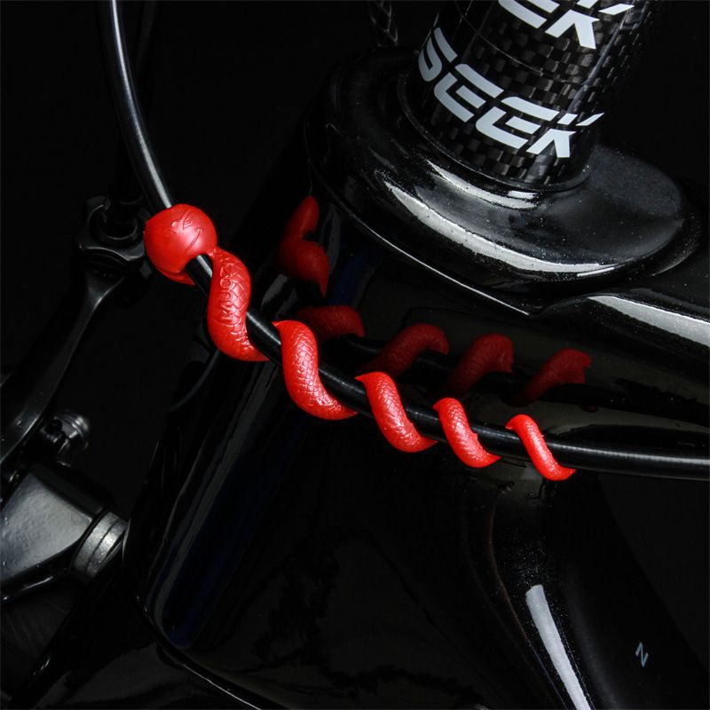 Bicycle Brake Shift Cable Housing Spiral Wound Bike Gear Brake Outer Tube Replacement Accessory-White