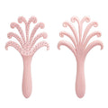 1PC Octopus Scalp Massage Brush – Multi-Functional Detangling Brush – Wet & Dry Use, Tangle-Free – Home Hair Care Brush for Women with Long or Curly Hair,pink.