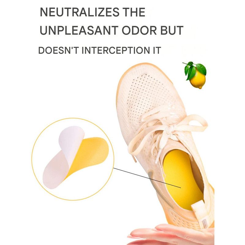Portable Disposable Foot Odor Remover Shoe Insoles / Deodorant Shoe Patches
