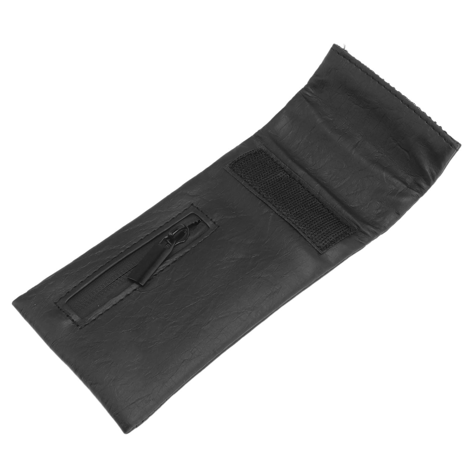 Smell Proof Bag PU Leather Waterproof Multipurpose Storage Bag for Outdoor Travel Trip Odor Proof Stash Bag
