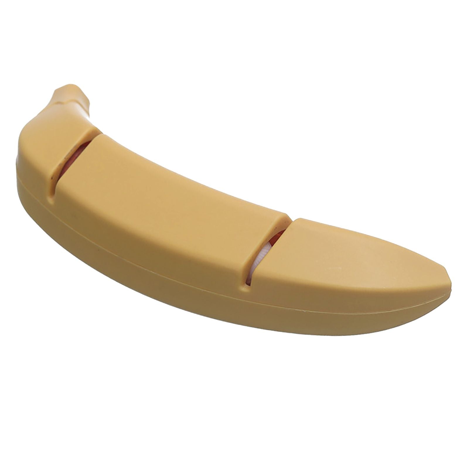 Knife Sharpener 2 Slot Kitchen Knives Sharpen Blade Sharpening Tool Banana Design Decor Yellow Standard
