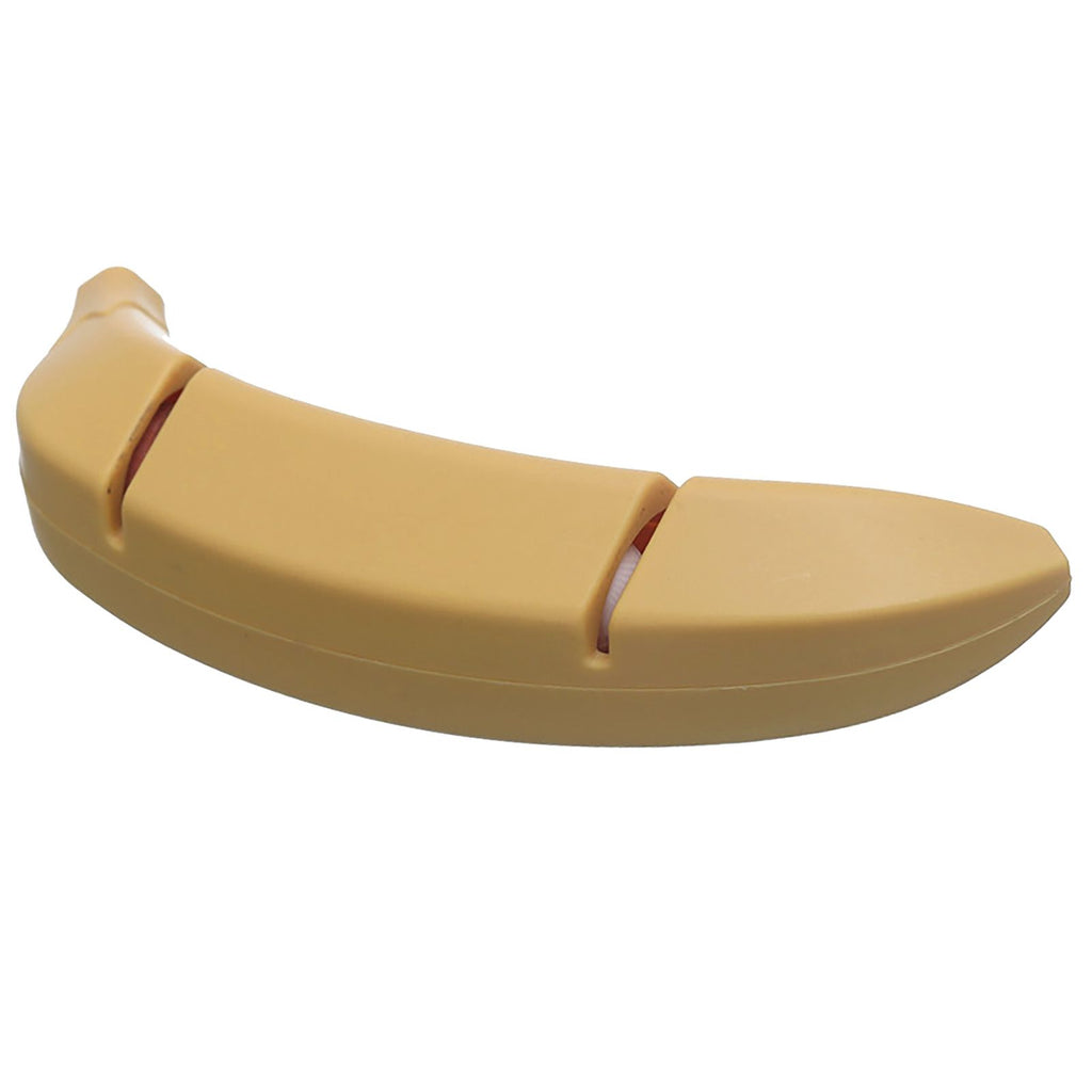 Knife Sharpener 2 Slot Kitchen Knives Sharpen Blade Sharpening Tool Banana Design Decor Yellow Standard