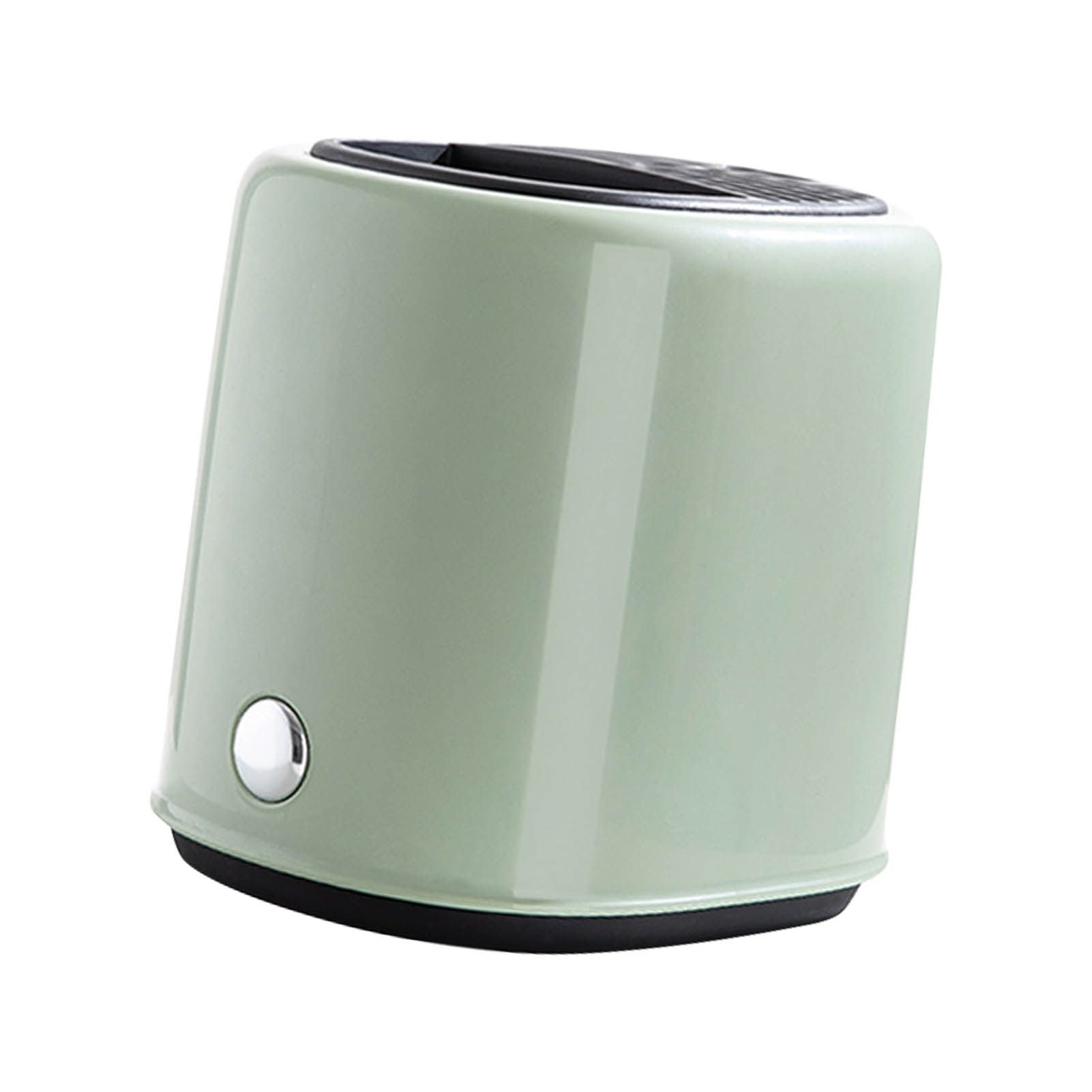 Knife Block Utensil Holder Retro Space Saving Large Capacity 2 In 1 Countertop Utensil Organizer for Kitchen Green