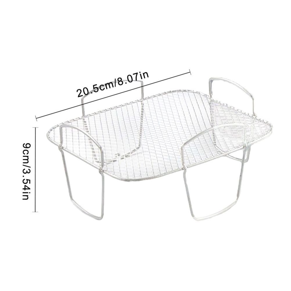 Air Fryer Rack for Air Fryer 304 Stainless Steel Food Dehydrator Rack Toast Rack Grill Air Fryer Accessories