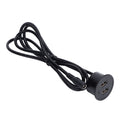 2 USB Charging Socket with 1.5m Cable Embedded Installation 5V 1A Multipurpose for Mobile Phone Cameras TabletDC5521 Output
