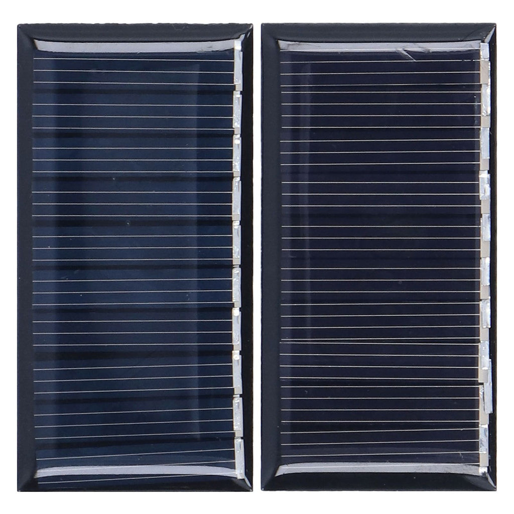 2Pcs Mini Solar Panels 0.25W 5V Portable Mini Polycrystalline Silicon Weatherproof Durable Widely Used Mini Solar Cell