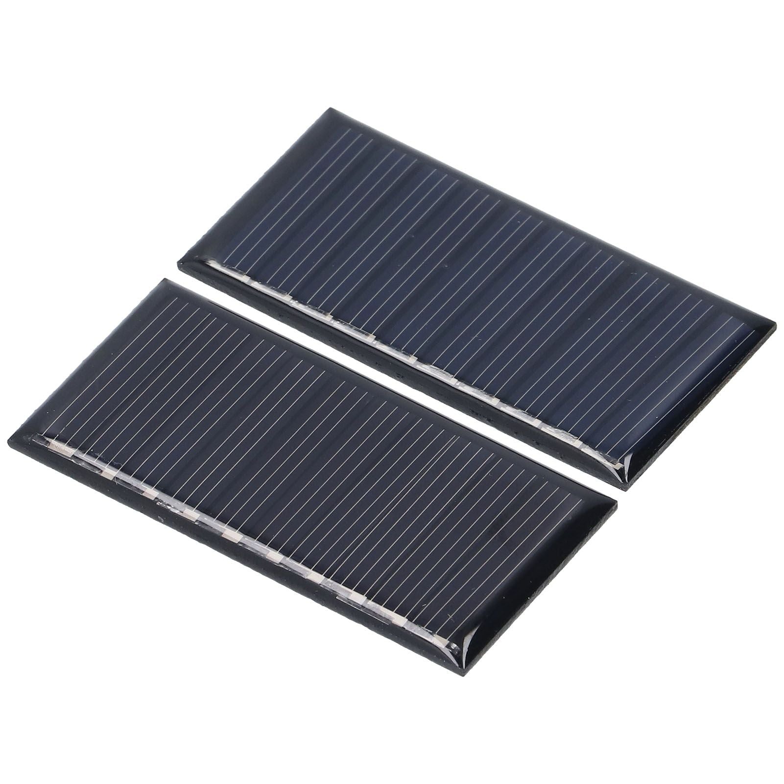 2Pcs Mini Solar Panels 0.25W 5V Portable Mini Polycrystalline Silicon Weatherproof Durable Widely Used Mini Solar Cell