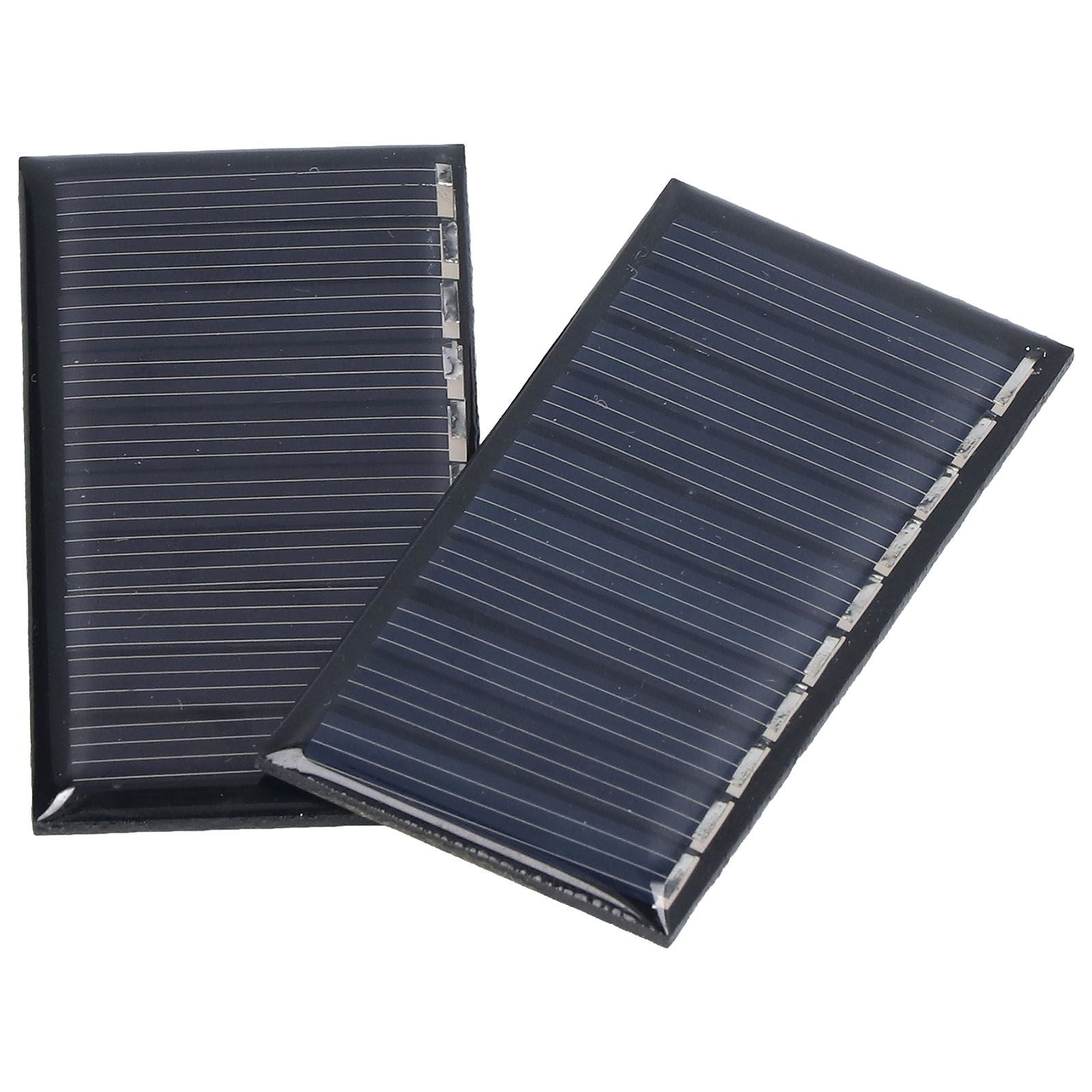 2Pcs Mini Solar Panels 0.25W 5V Portable Mini Polycrystalline Silicon Weatherproof Durable Widely Used Mini Solar Cell