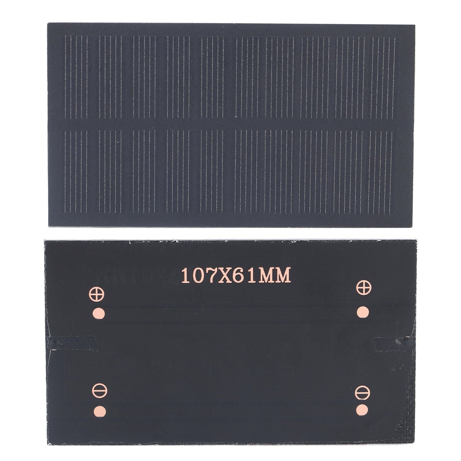 Small Solar Panel Monocrystalline Silicon Portable Solar Cell Module for 3.7V Batteries Charging 1W 5V