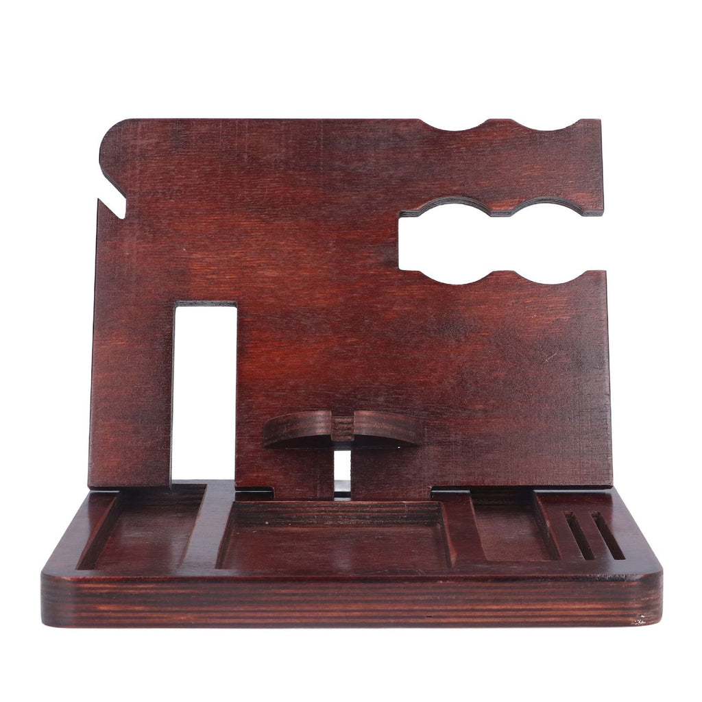 Desktop Storage Bracket Multifunctional Wooden Mobile Phone Base Watch Glasses Key Desktop Storage Bracket