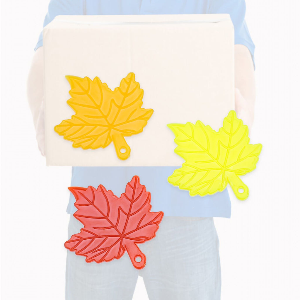 Box Opener Compact Universal Plastic Package Opener for Envelope Express Bag Grocery Bag Cardboard BoxMaple Leaf Style 4.5x5cm / 1.8x2in