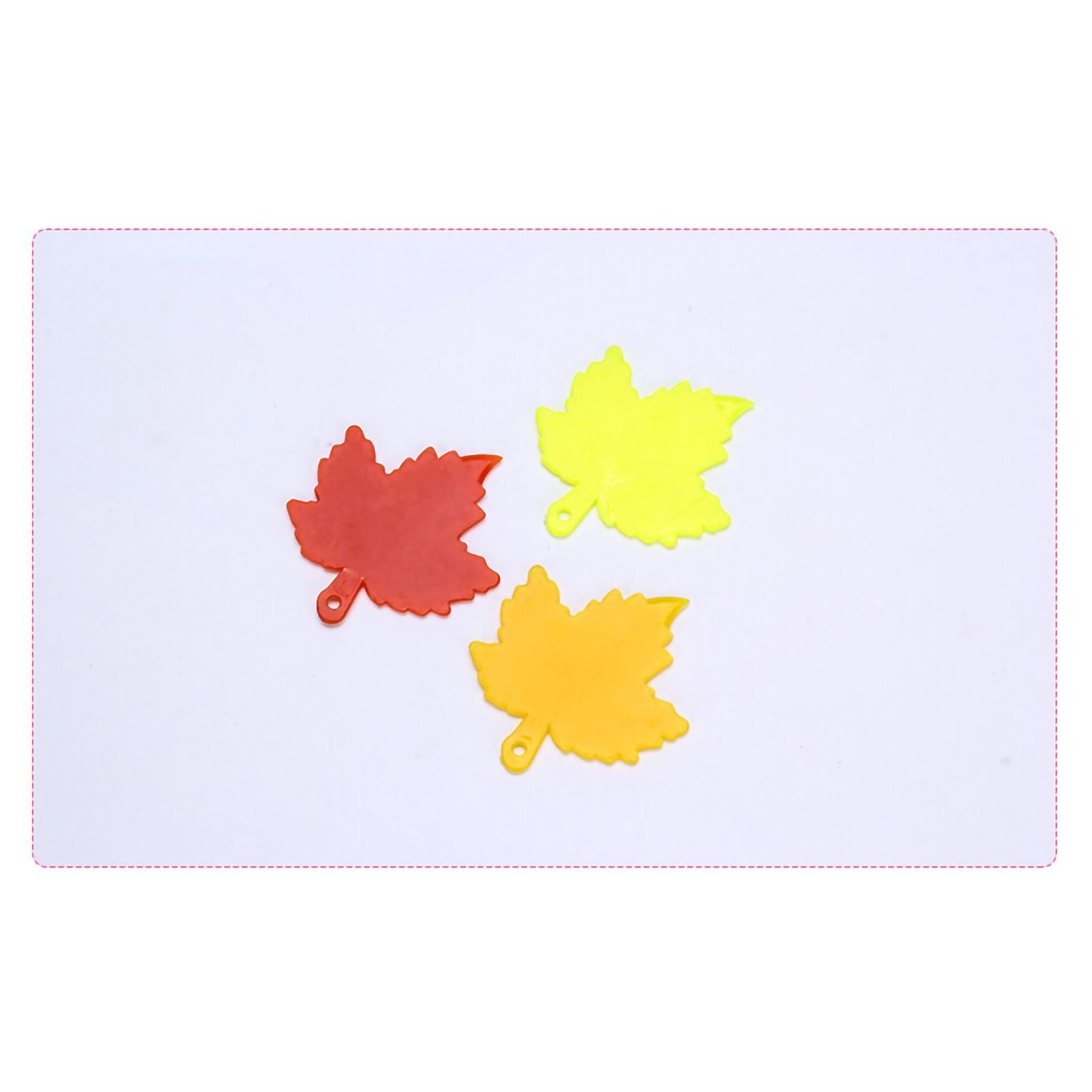 Box Opener Compact Universal Plastic Package Opener for Envelope Express Bag Grocery Bag Cardboard BoxMaple Leaf Style 4.5x5cm / 1.8x2in