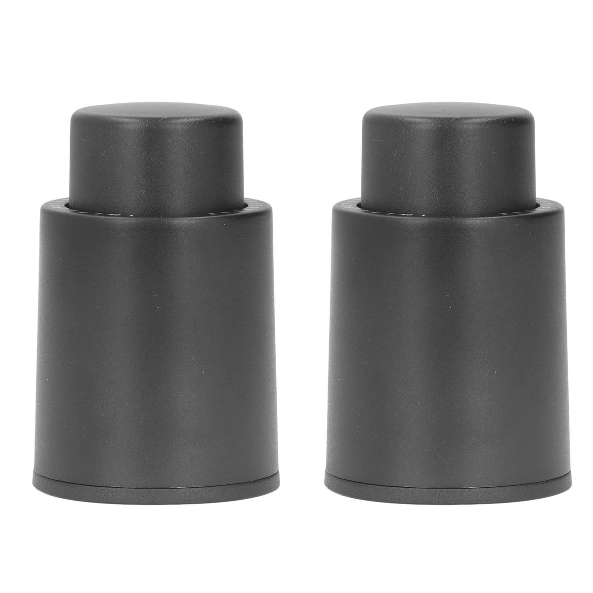 2Pcs Wine Bottle Stopper Vacuum Pressing Type Keep Freshness Durable Reusable Leakproof Safe Date Recording Wine Cork