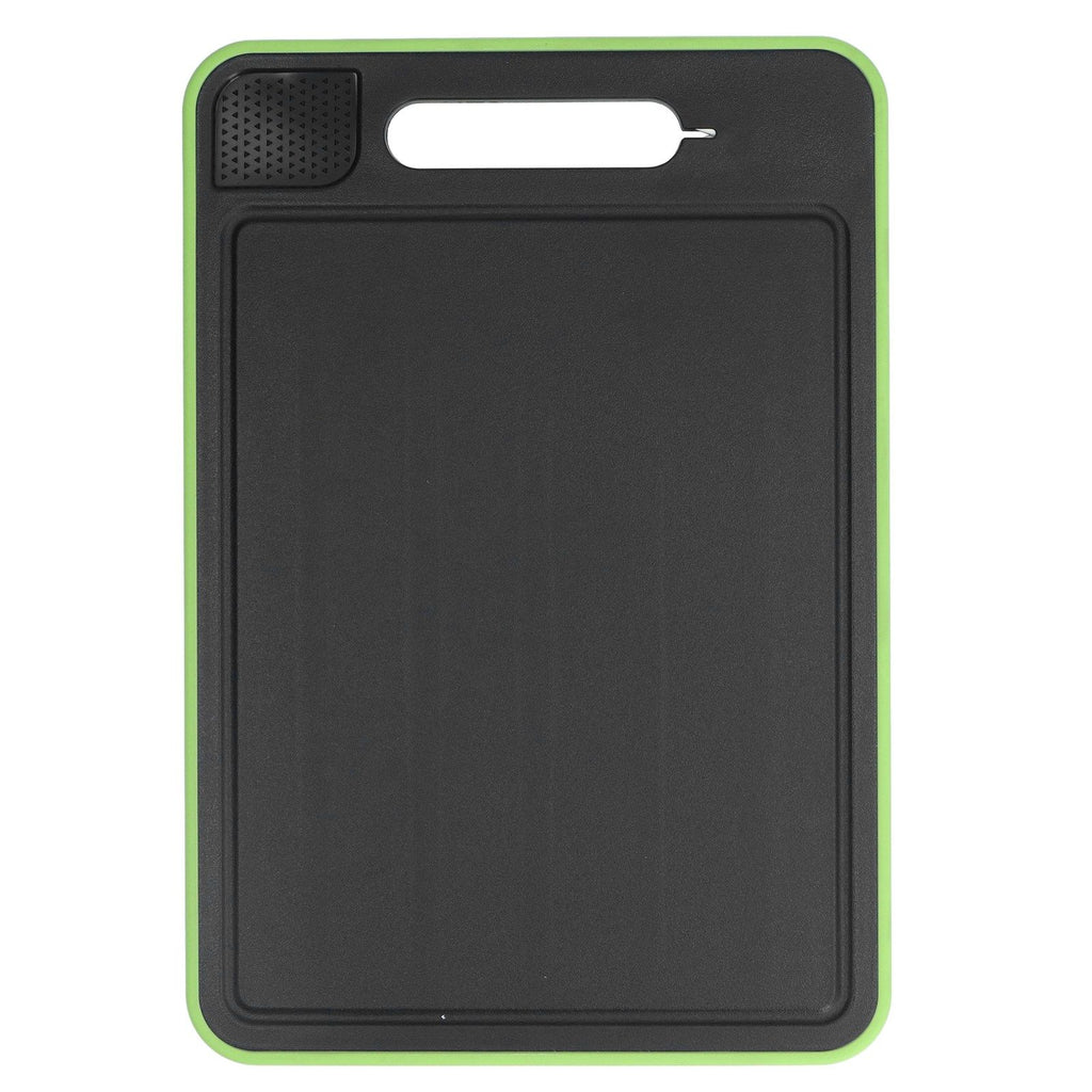 Multifunctional Cutting Board Rapid Thawing Aluminum Alloy Spray Paint Dual Sided Grinding Chopping Board with Knife Sharpener