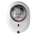 Wall Mounted Soap Dispenser Space Capsule Design Rechargeable Space Saving Wall Automatic Foaming Soap Dispenser White