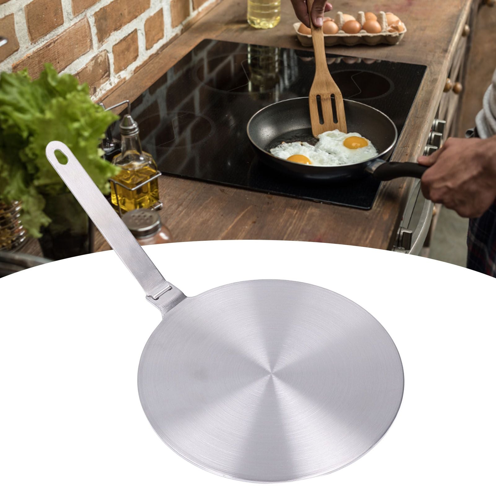 Kitchen Heat Diffuser Stainless Steel With Handle Heat Induction Cooker Plate for Kitchen Type 20