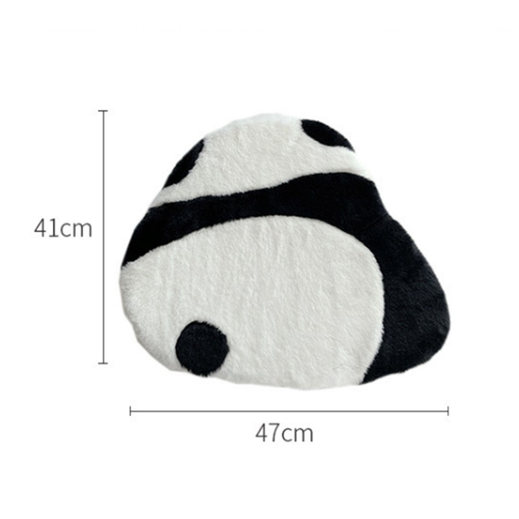 Cute Panda Chair Cushion Comfortable Hand Feel Non Slip Lovely Seating Cushion for Office Bedroom 47x41cm/18.5x16.1in