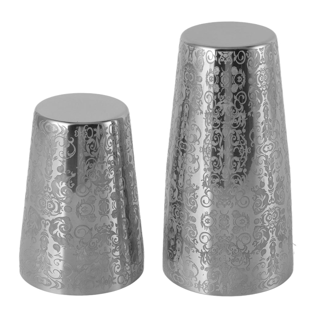Stainless Steel Cocktail Shaker Engraved Martini Shaker Silver Japanese American Boston Bar Mixer Bottomless