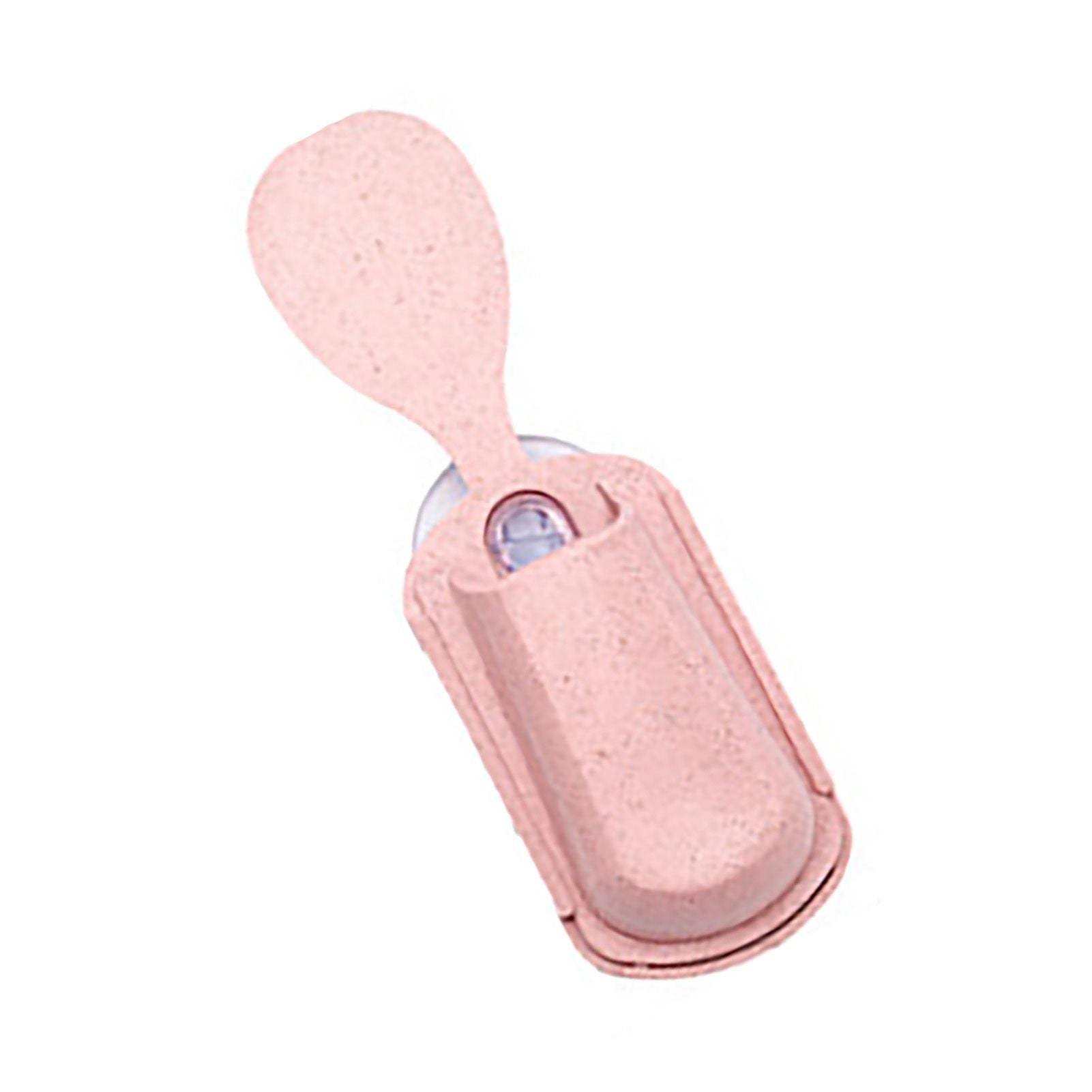 Multifunctional Kitchen Rice Scoop Storage Rack Rice Cooker Side Spoon Holder Kitchen Utensil Pink