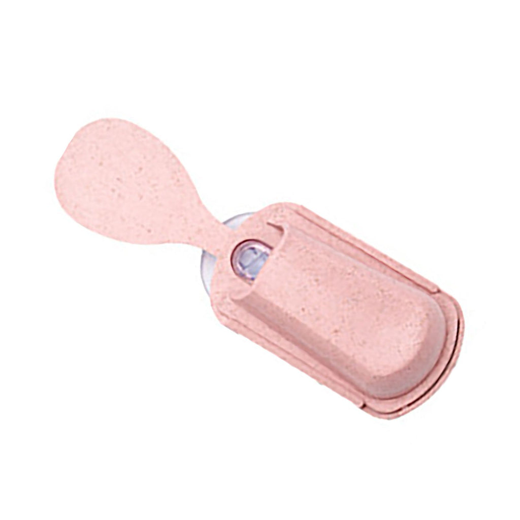 Multifunctional Kitchen Rice Scoop Storage Rack Rice Cooker Side Spoon Holder Kitchen Utensil Pink