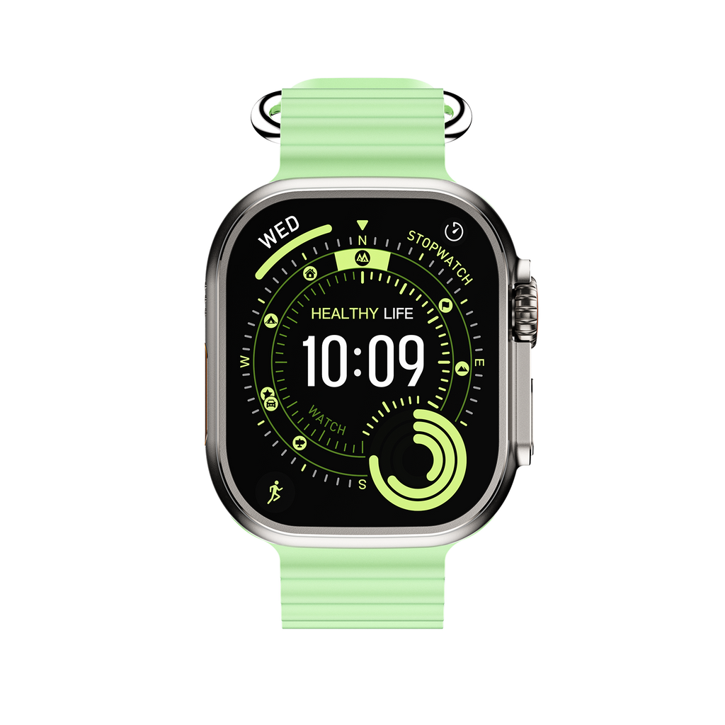 DT Ultra5pro Smart Watch, Full Touch Fitness Watch for Men Women，green