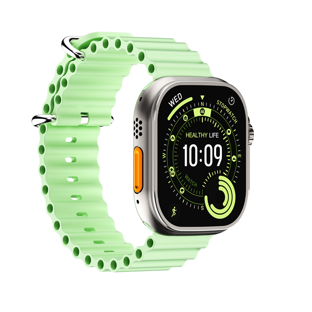 DT Ultra5pro Smart Watch, Full Touch Fitness Watch for Men Women，green