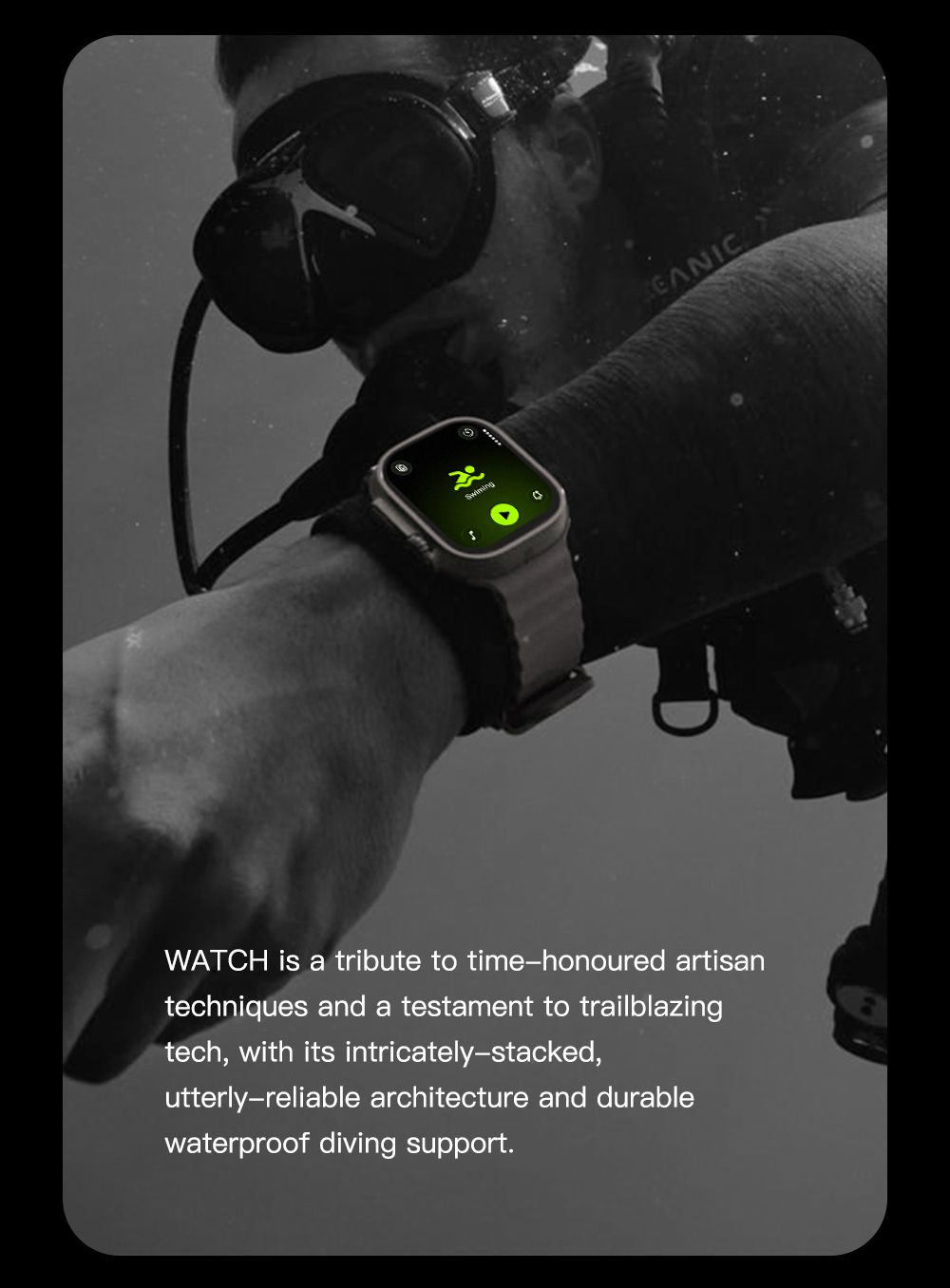 DT Ultra5pro Smart Watch, Full Touch Fitness Watch for Men Women，green