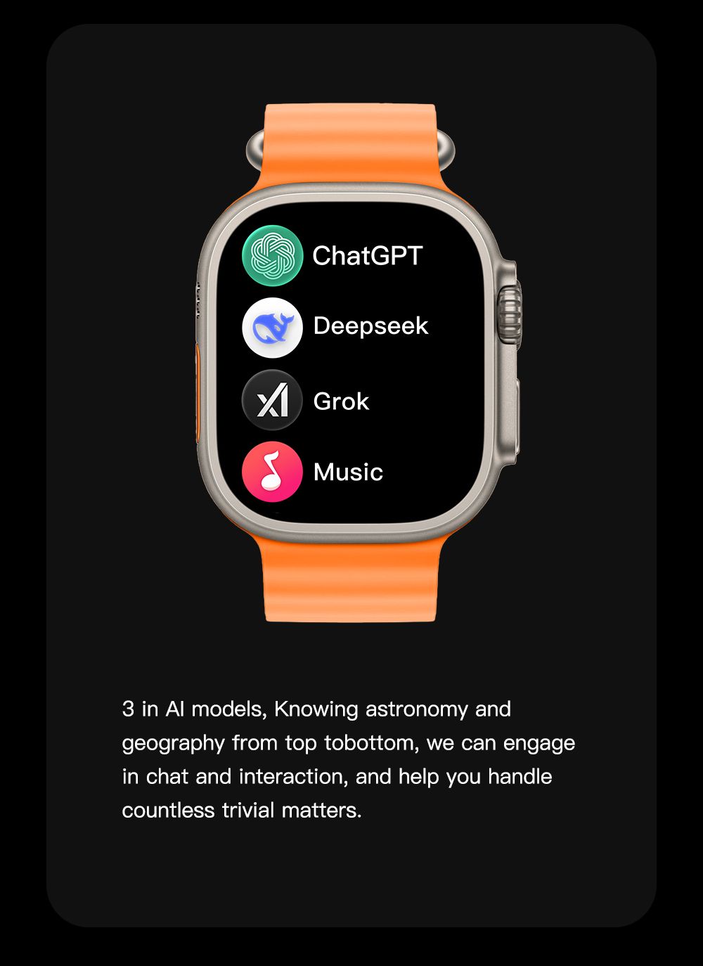DT Ultra5pro Smart Watch, Full Touch Fitness Watch for Men Women，green
