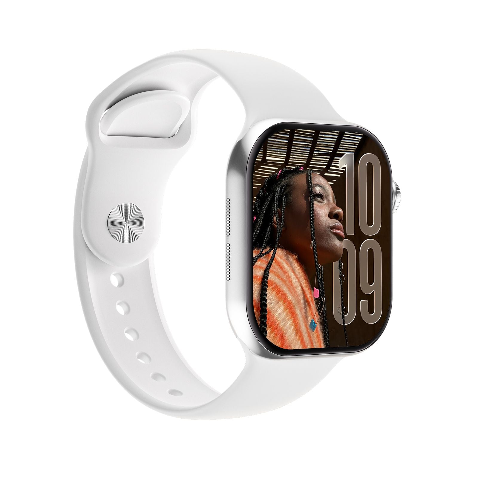 Watch 11 Pro Mini AI Smart Watch，silver
