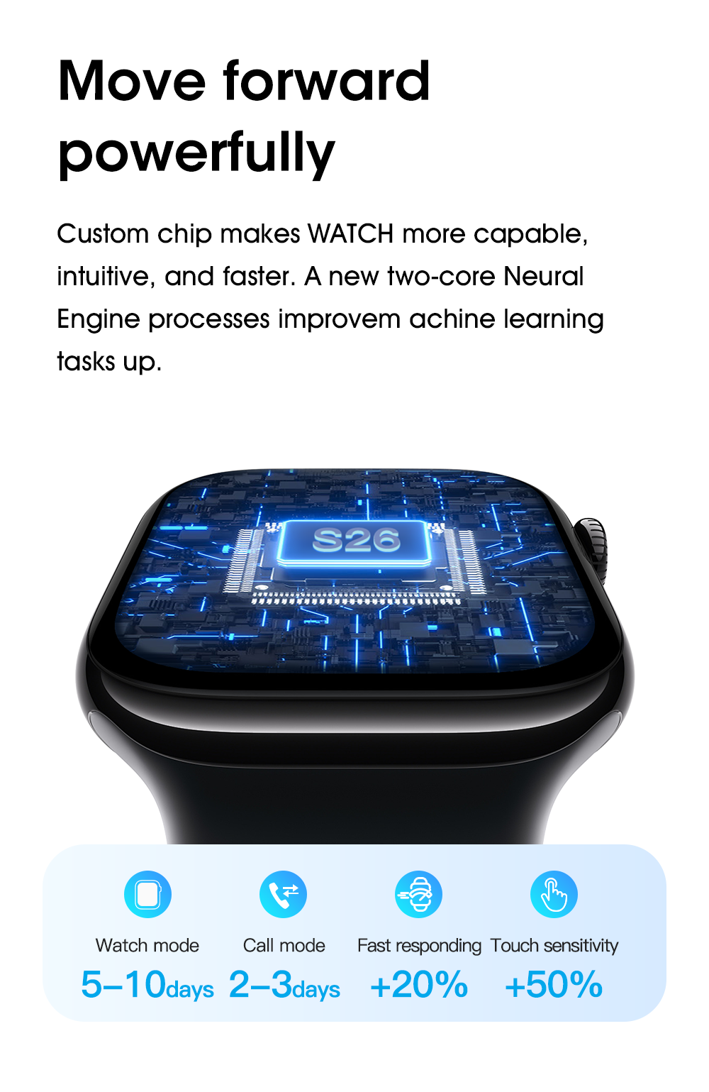 Watch 11 Pro Mini AI Smart Watch，silver