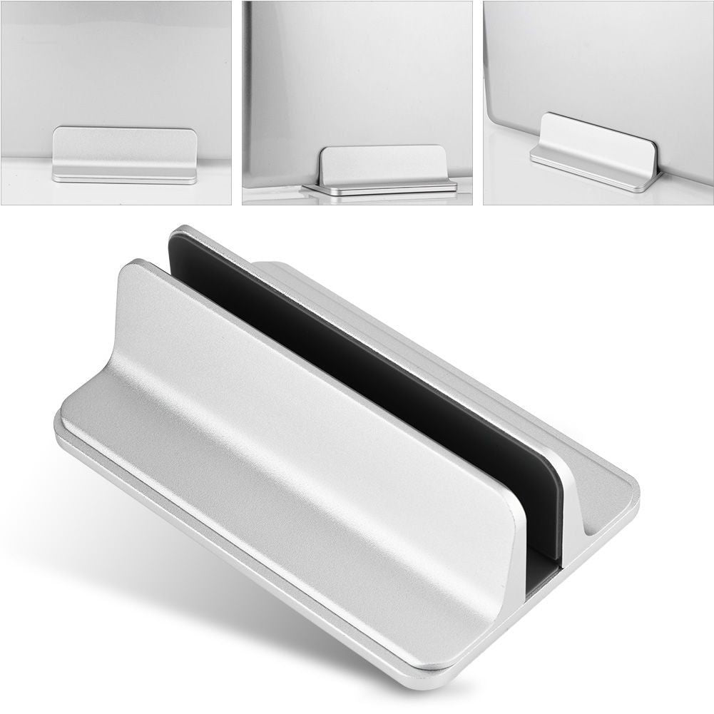 Adjustable Aluminum Vertical Laptop Stand NoteBooks Holder