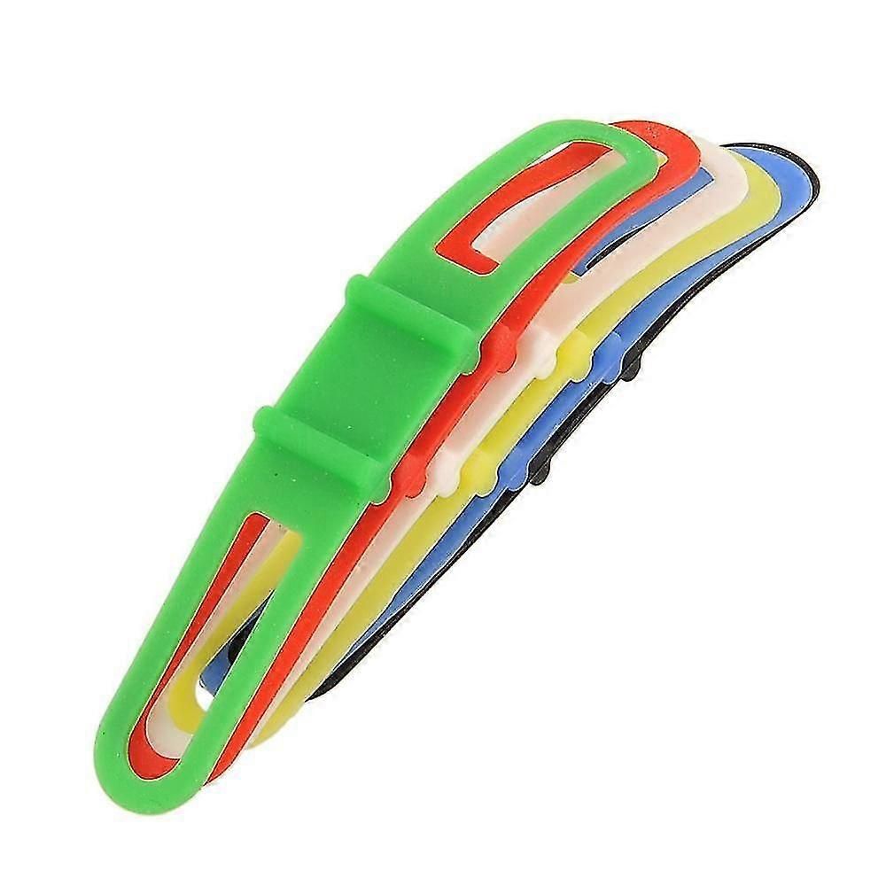 2pcs Bicycle Silicone Band High Stretch Silicone Straps Bicycle Fixing Straps - Black