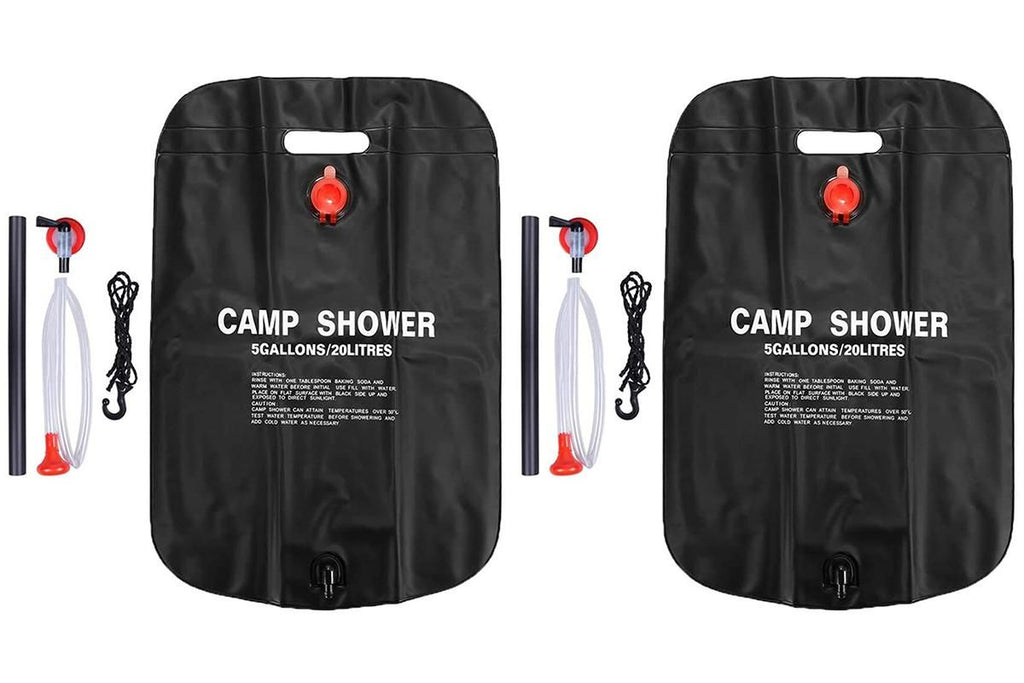 20L Camp Shower Bag Portable Solar Shower Bag Outdoor Shower Bag