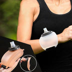 Water Bottle Wearable Hands-free Silicone Wrist Water Bottle Leakproof Running Sports Wrist Water Bottles For Running Accessory - White