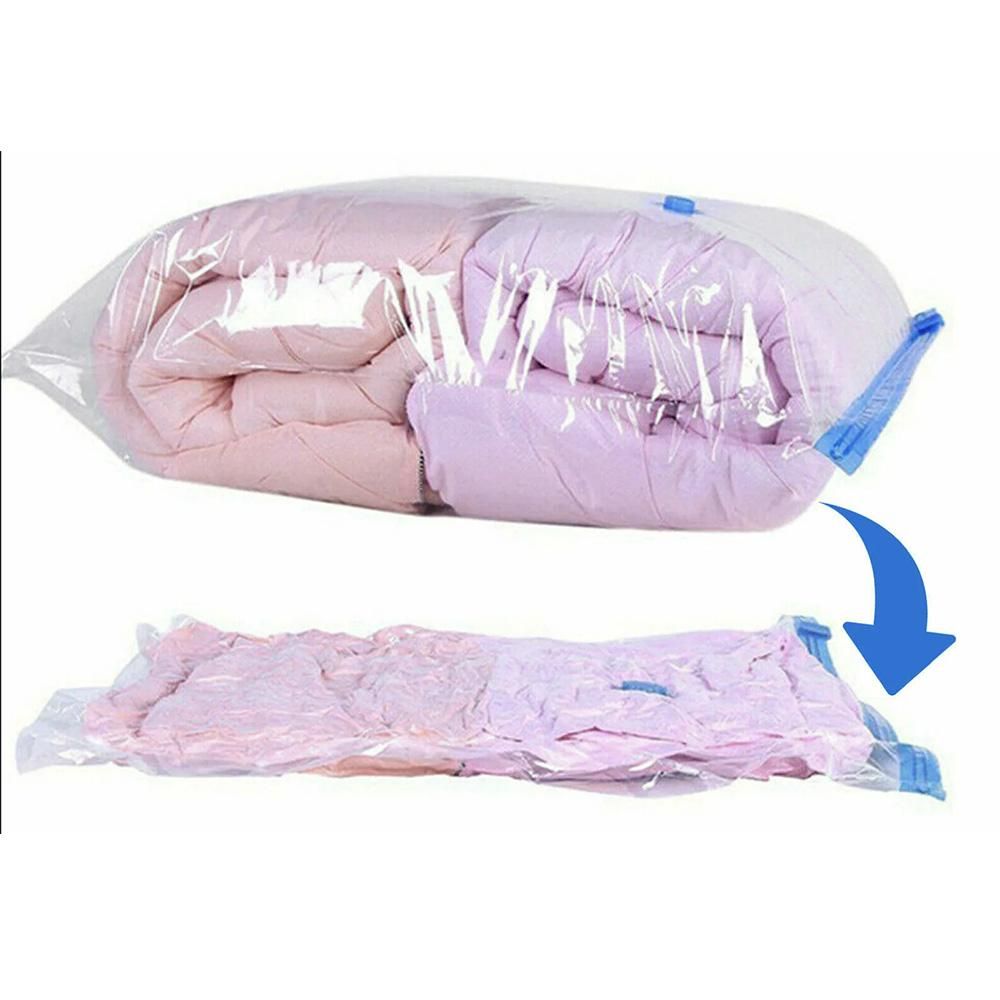 8 Pack Vacuum Storage Bags Space Saver Bags for Clothes Blankets with Valve - S