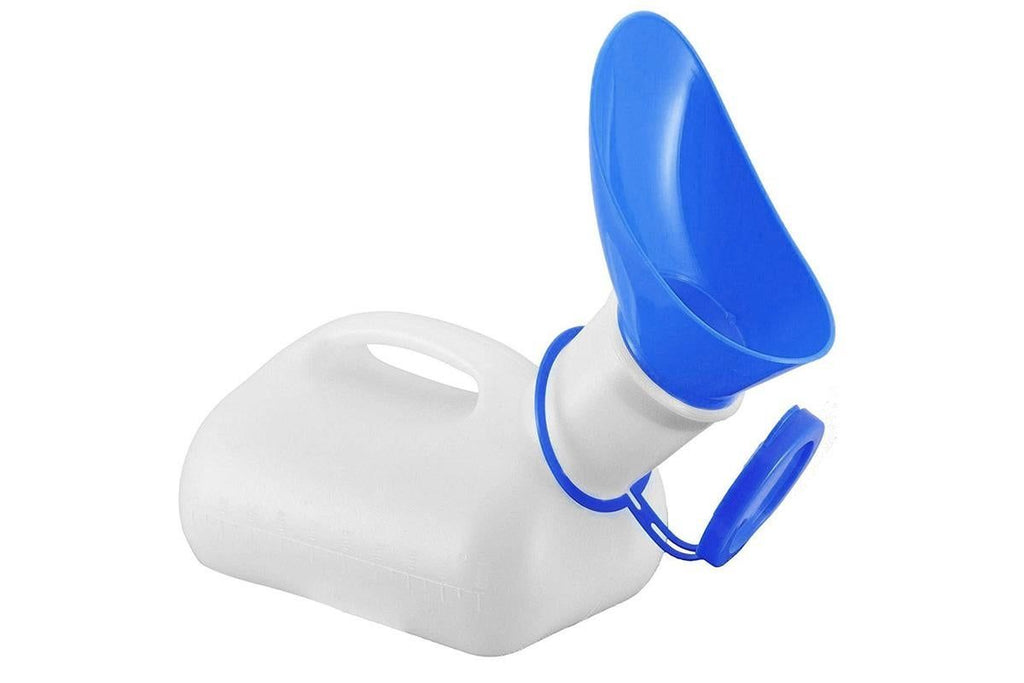 1000ml Adult Urinal with Lid and Portable Urine Bottle for Travel Camping and Car Use