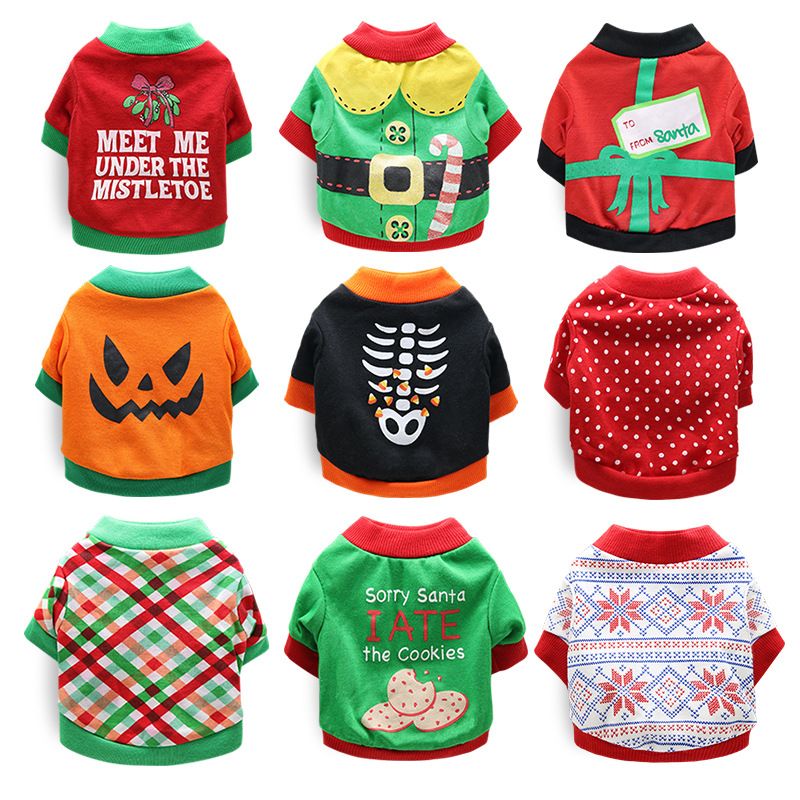 DROOLING DOG Pet Dog Cat Clothes Cotton T Shirt Black with Red Edge (Envelope) M Size: M; Neck (cm): 28-32; Bust (cm): 38-44; Back length (cm): 26-30; Recommended pet weight (kg): 4.5 - 7.0