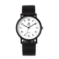 Di Jie Korean Style Quartz Watch 40mm Round Dial PVC triangle small size white