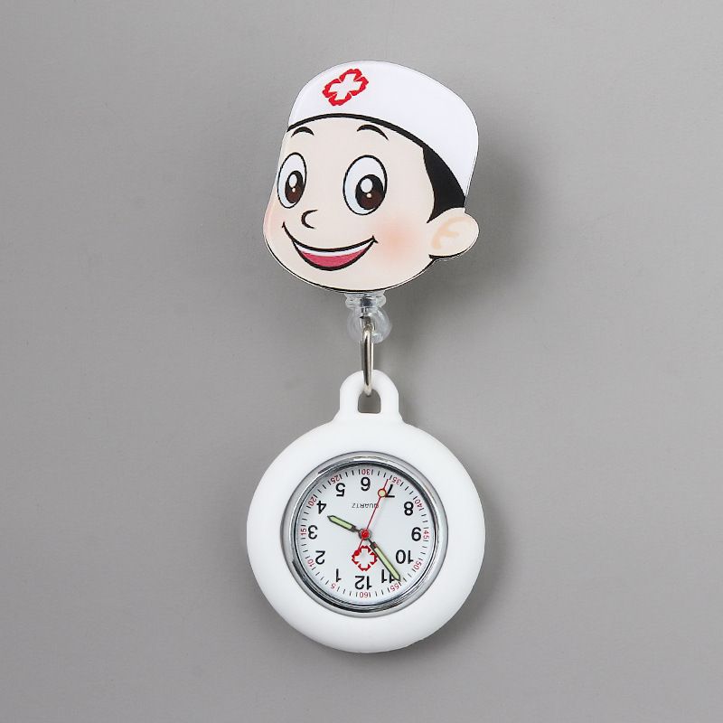Shengyi Luminous Nurse Watch Retractable Clip Waterproof Scaling Table 121
