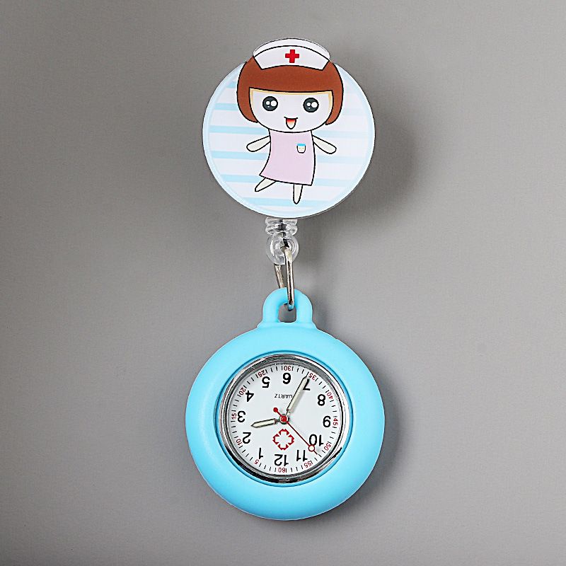 Shengyi Luminous Nurse Watch Retractable Clip Waterproof Scaling Table 135