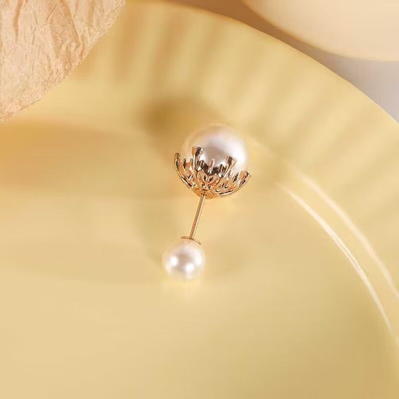 WSD Pearl Waist Pin Flower Brooch Unisex 6-piece waist-closing needle set C