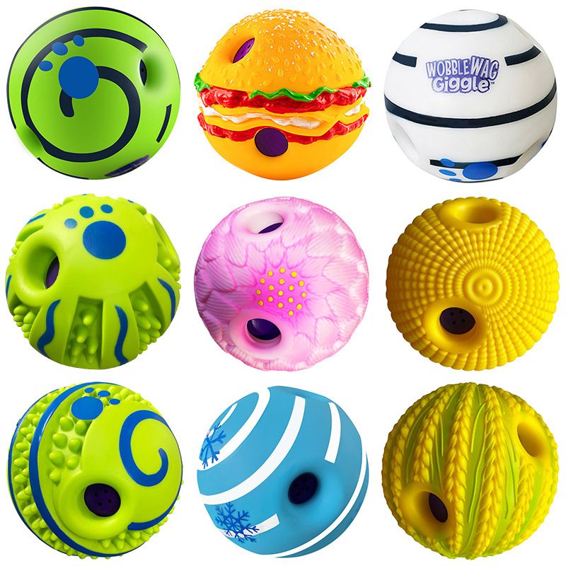 Yinuo Dog Sound Toy Ball PVC Chew Green ball 9CM bbcall sound (opp bag) 3.50 kg-10.00 kg dog