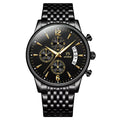 Men'S Watch Business Watch Sports Watch Multifunctional Watch Quartz Watch - Black - Size Man