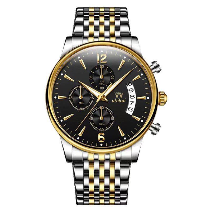 Men'S Watch Business Watch Sports Watch Multifunctional Watch Quartz Watch - Black - Size Man
