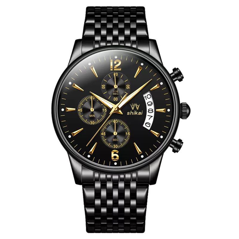 Men'S Watch Business Watch Sports Watch Multifunctional Watch Quartz Watch - Silver - Size Man