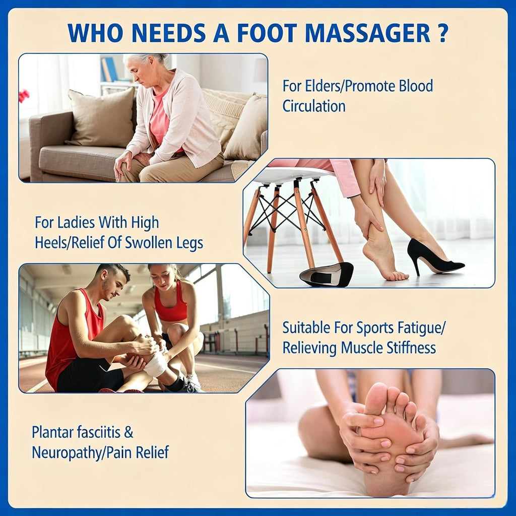 NEW Electromagnetic Foot Circulation Massager Neuropathy for Foot AU