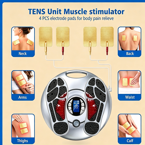 NEW Electromagnetic Foot Circulation Massager Neuropathy for Foot AU