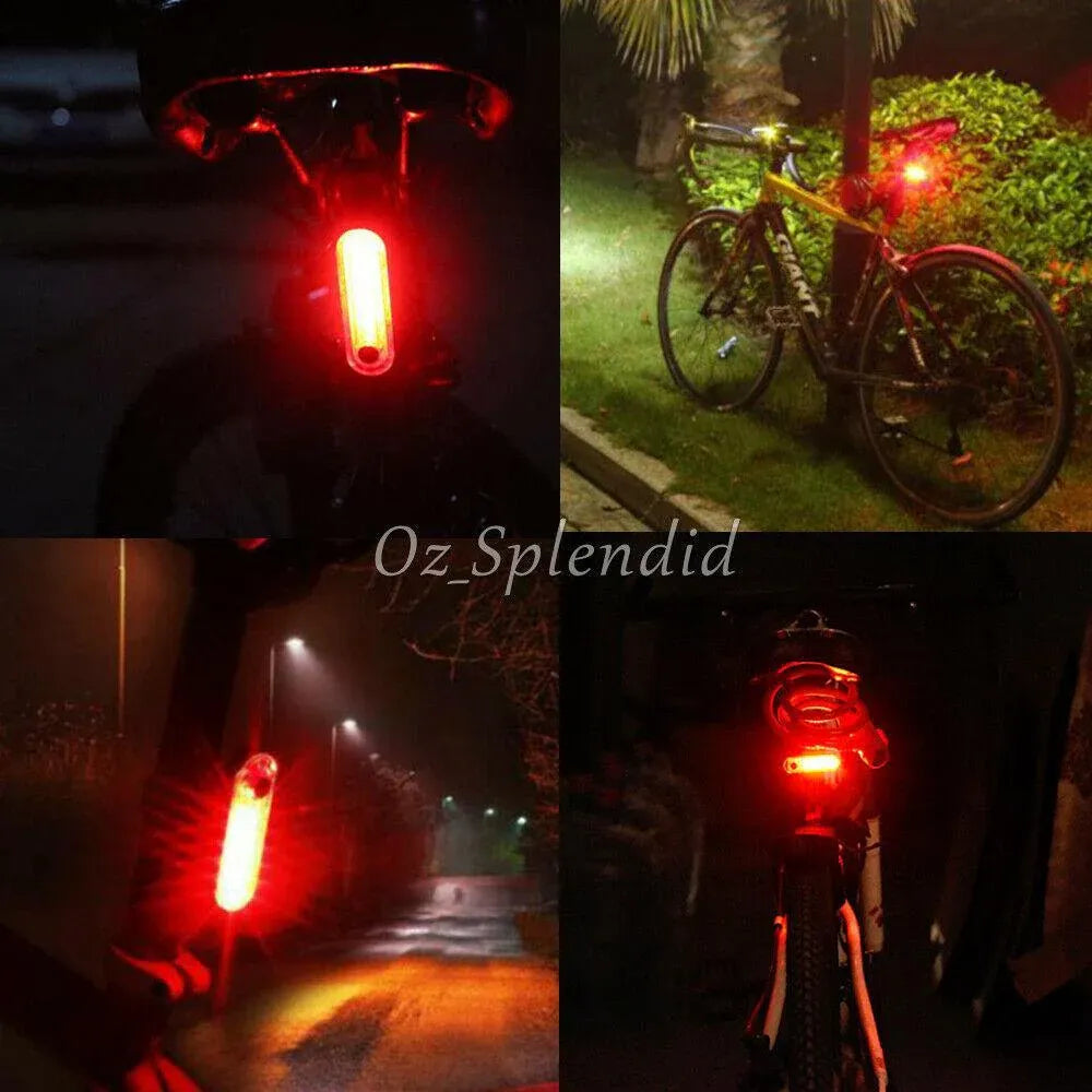 2X Ultra Bright Usb Rechargeable Bicycle Taillight 4Modes Usb Rear Bike Led Lamp